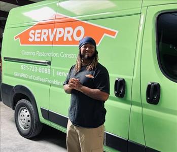 Quavion, team member at SERVPRO of Bedford, Lincoln, Marshall and Moore Counties